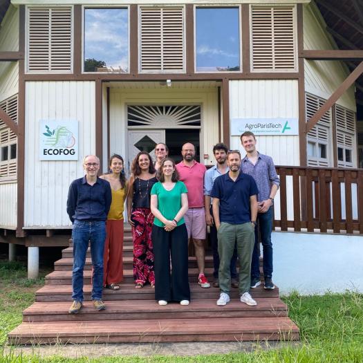 Visite du campus de Kourou, OFB, UMR EcoFog (AgroParisTech-CIRAD-CNRS-INRAE-UG-UAG) © S. Barthes