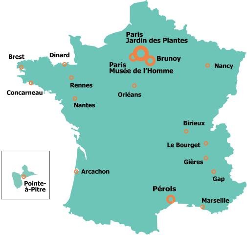 Sites de travail PatriNat