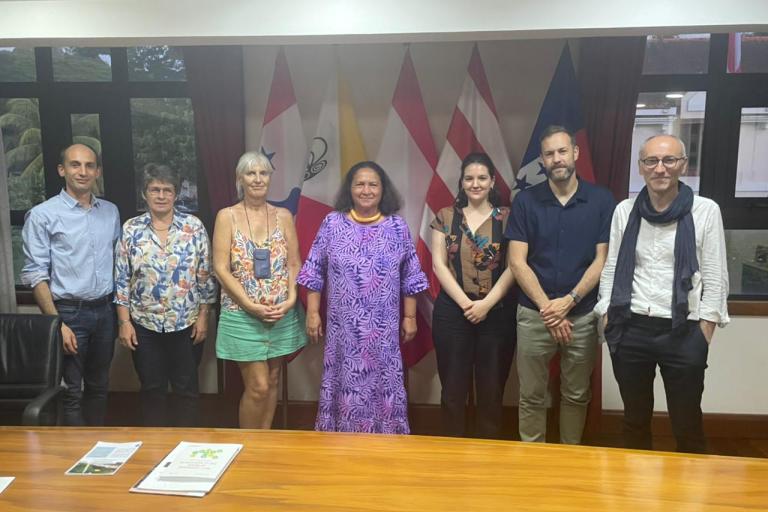 Rencontre avec la Vice-présidente et Ministre, Tahiti © Gouvernement de la Polynésie française