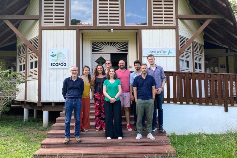 Visite du campus de Kourou, OFB, UMR EcoFog (AgroParisTech-CIRAD-CNRS-INRAE-UG-UAG) © S. Barthes