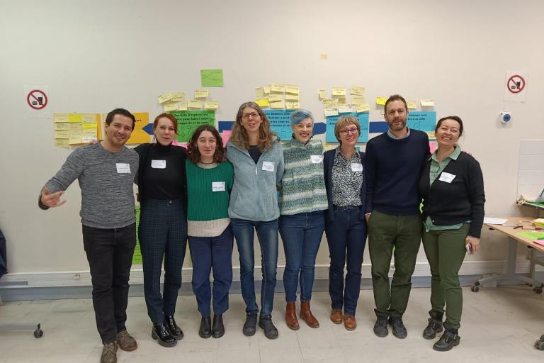 Le groupe des organisateurs de l’atelier GINAMO au Muséum © G. Gigot